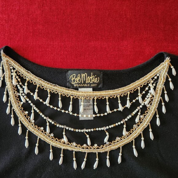 Bob Mackie Wearable Art Top - Womens Size Large EUC - Picture 3 of 6